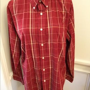 DOCKERS BURGUNDY SHIRT WITH STRIPS 🌟